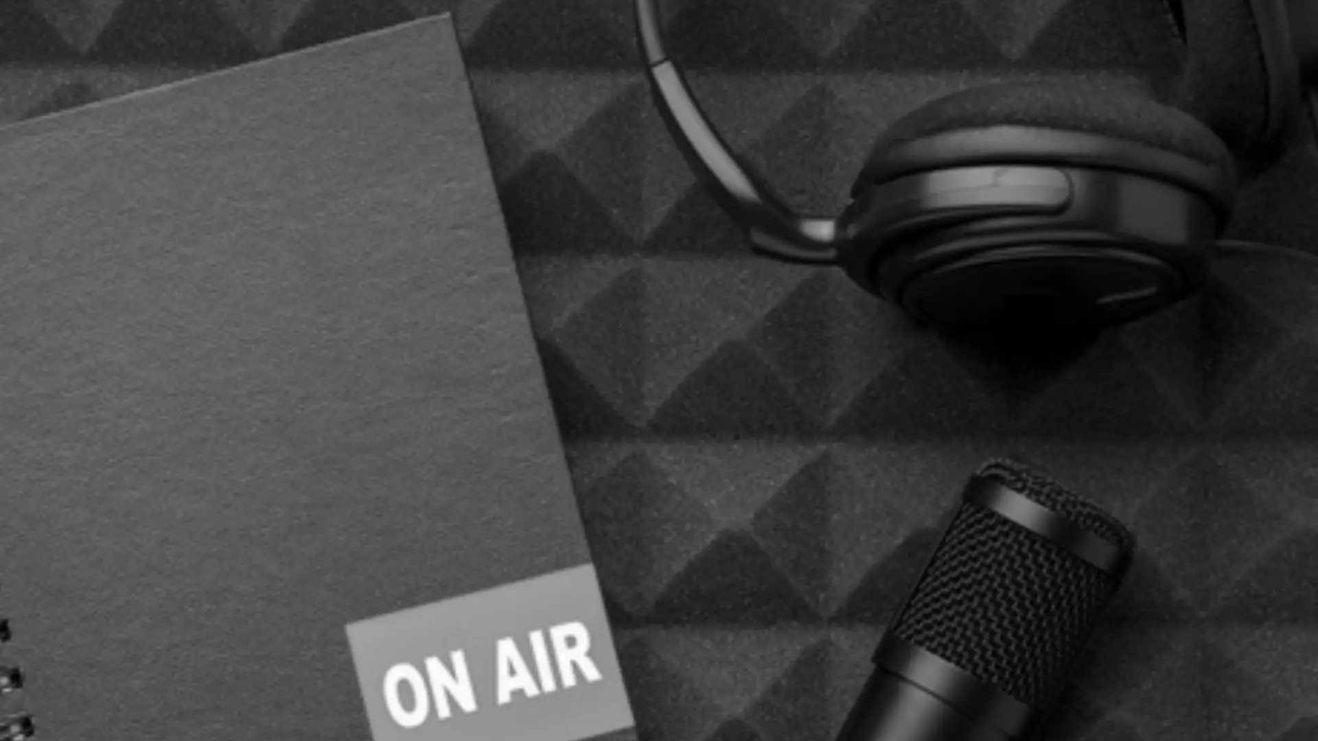 Imagen del estudio de la radio